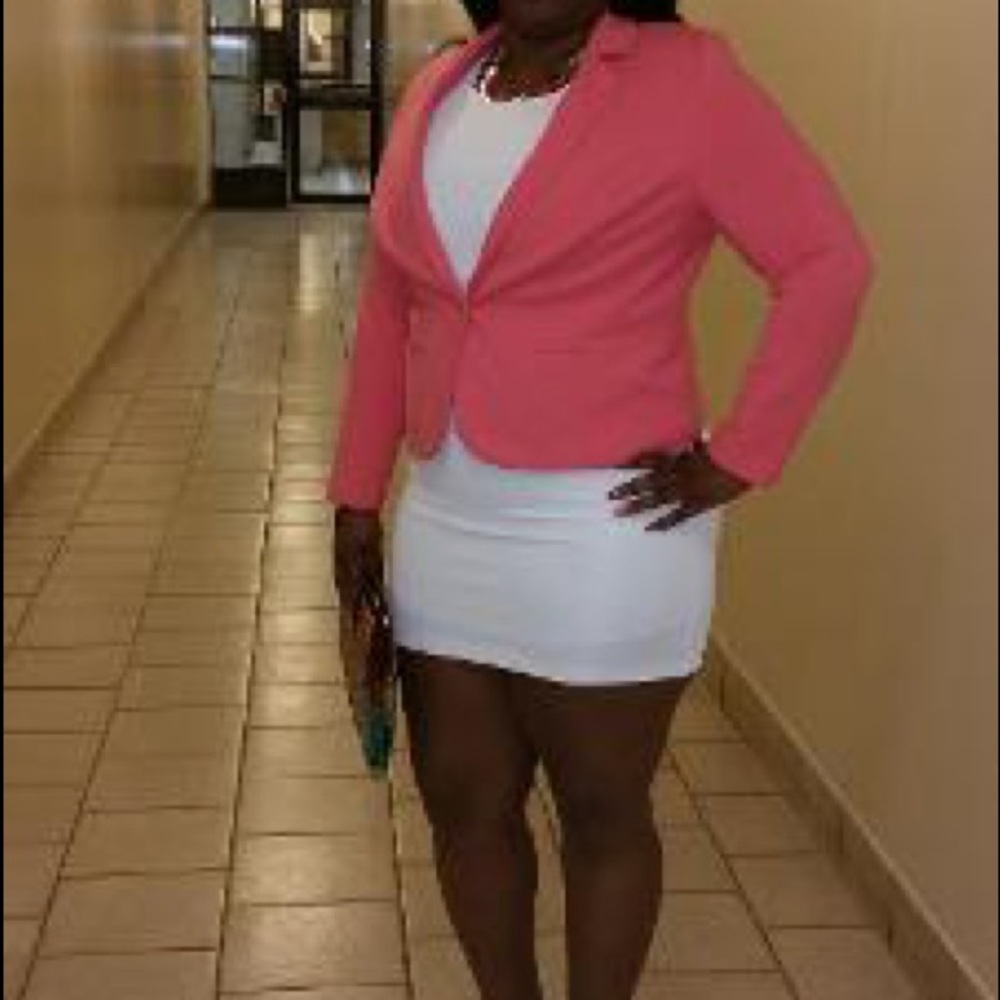 Pink blazer